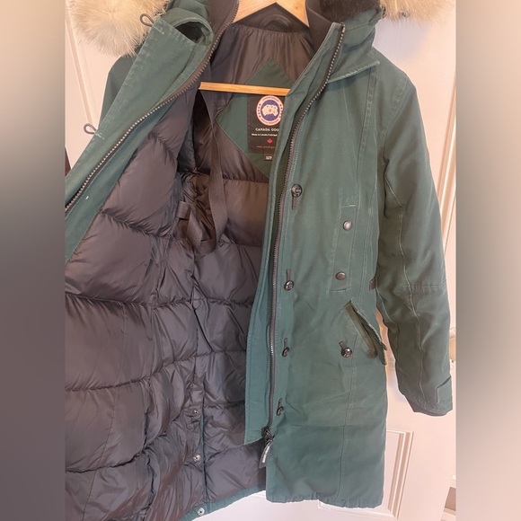 Canada Goose XS Kensington Park - Algonquin Green w/ Removable Fur Trim - Picture 8 of 10
